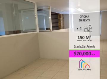 Oficina · 150m² · Amplia Oficina en Renta Muy Cerca del Metro Escuadrón 201