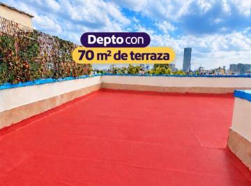 Departamento de 2 habitaciones, Miguel Hidalgo · Periferico y Chapultepec con Terraza de 70 m²