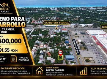 Terreno / Lote , Solidaridad · Terreno de 240 m² en Venta