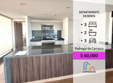 Departamento · 240m² · 3 Recámaras · 1 Estacionamiento · Renta de Departamento en Be Grand Pedregal