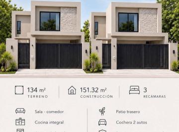 Casa · 151m² · 3 Recámaras · 2 Estacionamientos · Casa - Benito Juárez