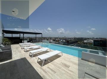 Departamento · 32m² · 1 Recámara · 5 Estacionamientos · Estudio en Renta en Agama en La Mejor Esquina de Playa del Carmen