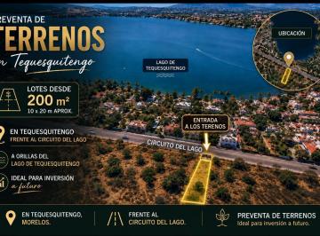 Terreno / Lote · 200m² · Terreno en Venta en Circuito del Lago Tequesquitengo Morelos