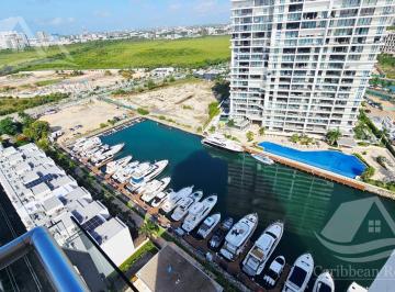 Departamento · 110m² · 2 Recámaras · 2 Estacionamientos · Departamento en Venta en Marina Condos Puerto Cancun