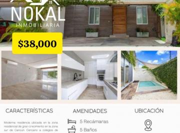 Casa de 4 habitaciones, Benito Juárez · Casa en Renta en Aqua