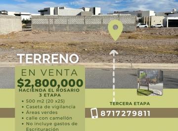 Terreno / Lote ,  · Terreno en Venta en Hacienda El Rosario Tercera Etapa