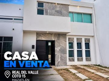 Casa en condominio de 3 habitaciones, Mazatlán · Casa en Venta en Mazatlan, Sinaloa (Real del Valle)