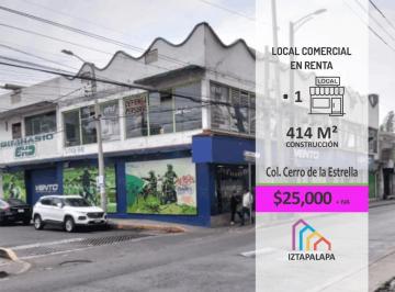 Local comercial · 414m² · Se Renta Local Comercial a Pie de Calle en Av Tláhuac
