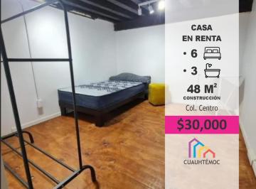 Casa · 48m² · 6 Recámaras · Renta de de Casa en El Centro Cdmx