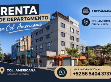 Departamento de 1 habitación, Guadalajara · Dep. Pequeño en Col Americana