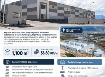 1 · Bodega Industrial en Renta Parque Industrial Server