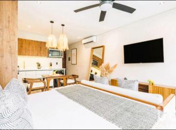 Departamento · 36m² · 1 Recámara · Estudio Amueblado en Renta Cerca Costera de Tulum.