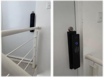 Entrada al departamento · Departamento Impecable y Equipado en Punta Mar Diamante – A/c, Smart Lock, Vigil
