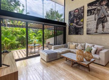 Departamento · 120m² · 2 Recámaras · Loft de 2 Rec. en Renta en Awa, Playacar
