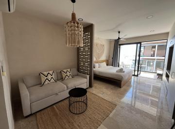 Departamento de 1 habitación, Solidaridad · Estudio en Renta