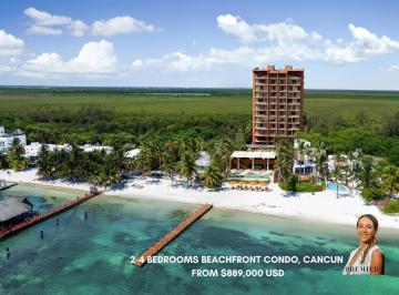 Departamento · 190m² · 3 Recámaras · 1 Estacionamiento · Condo en Venta, Frente Al Mar Costa Mujeres, Cancun