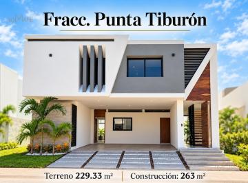 Casa · 263m² · 4 Recámaras · 2 Estacionamientos · Casa 4 Recámaras con Baño Propio | Fracc. Punta Tiburón