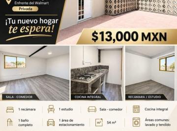 Departamento de 1 habitación, Venustiano Carranza · Departamento de 54 m² con 1 Recámara en Renta en Jardín Balbuena