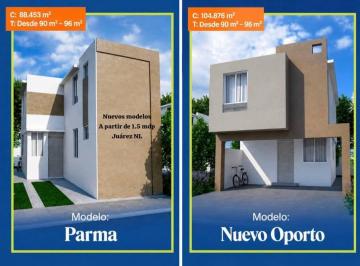 2 modelos a escoger Parma y N oporto · Casas 3 Recamaras en Juarez N. L.