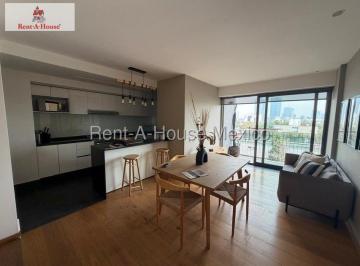Departamento · 70m² · 2 Recámaras · 2 Estacionamientos · Departamento en Renta en Hipodromo Condesa, Cuauhtémoc Jl 27 - 1078.