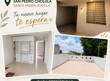 Casa en condominio de 2 habitaciones, San Pedro Cholula · Rento Casa Confortable y Acogedora