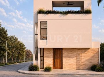 Casa · 237m² · 4 Recámaras · 2 Estacionamientos · Preventa Casa en Esquina 4 Recámaras y Rooftop - Residencial Altai, Cancún