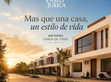 Casa de 3 habitaciones, Metepec · Casa en Venta en Metepec en Paseo Jurica con Vista Al Parque Bicentenario