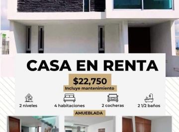 Casa de 3 habitaciones, Pachuca · Casa Amueblada en Renta en Fraccionamiento Terranova Residencial Pachuca de Soto