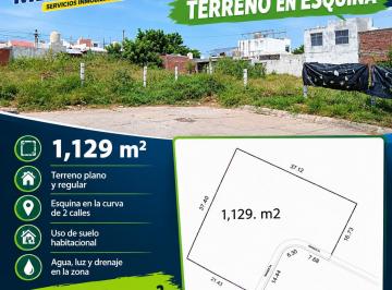 Terreno / Lote , Mazatlán · Terreno en Villa Verde - en Esquina, con Amplitud y Funcionalidad Listo Para Proyectar