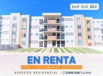 Departamento 77m² Renta Viñas del Mar · Departamento en Renta en Burdeos Residencial
