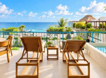 Terraza · Departamento en Venta con Vista Al Mar y Jacuzzi Privado | Puerto Escondido