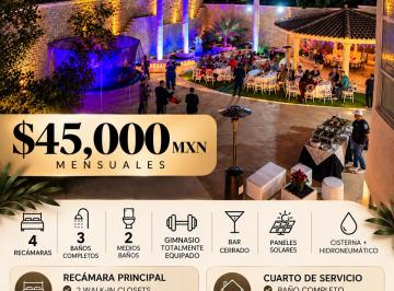 Casa de 4 habitaciones, Guaymas · Casa Amueblada en Renta Lomas Miramar