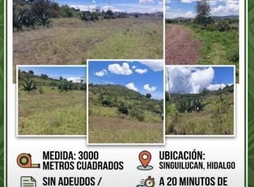 Terreno / Lote , Singuilucan · Terreno de 3000 m Cuadradios.