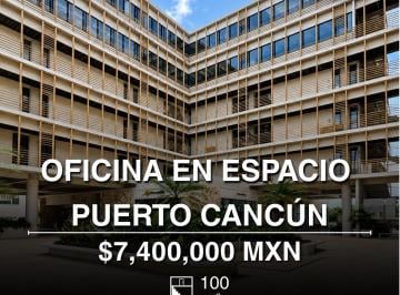 Oficina · 100m² · 2 Estacionamientos · Oficina de 100 m² en Venta en Plaza Espacio, Puerto Cancún