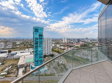 Departamento de 1 habitación, San Andrés Cholula · Departamento Amueblado en Renta Adamant I Puebla | Piso 27, Terraza y Vista Panorámica