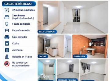 Departamento de 2 habitaciones, Cuauhtémoc · ¡Bonito Departamento Recién Remodelado!