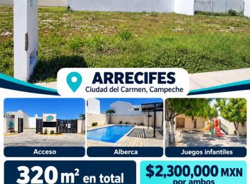 Terreno / Lote , Carmen · Oportunidad: Terrenos Habitacionales en Residencial Arrecifes, Cd. del Carmen