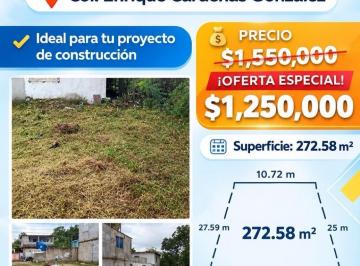 Terreno / Lote · 272m² · Terreno - Enrique Cárdenas Gonzalez