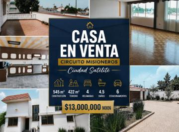 Casa de 5 habitaciones, Naucalpan de Juárez · Casa de 3 Niveles con 5 Recámaras en Venta en Ciudad Satélite