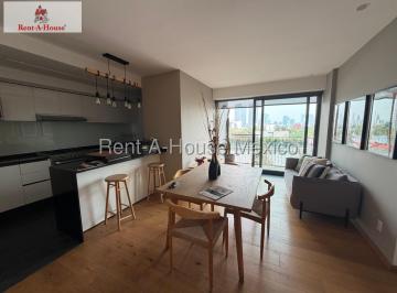 Departamento · 70m² · 2 Recámaras · 1 Estacionamiento · Departamento Amueblado en Renta en Hipodromo Condesa, Cuauhtémoc Rg 27 - 1078