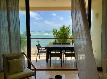 Departamento de 2 habitaciones, Tulum · Departamento Amueblado con Vista Al Mar en Half Moon Bay, Akumal | 2 Recámaras