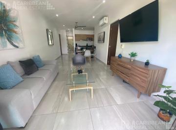 Departamento · 92m² · 2 Recámaras · 2 Estacionamientos · Departamento Amueblado en Venta en Madison Long Island, Cancún