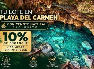 Terreno / Lote , Solidaridad · Lote 250 m² con Club Deportivo y Cenote | Playa del Carmen | 36 Meses Sin Interés | Preventa