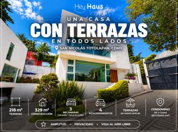 Casa de 3 habitaciones, La Magdalena Contreras · Casa en Condominio en Venta en San Nicolas Totolapan, Magdalena Contreras