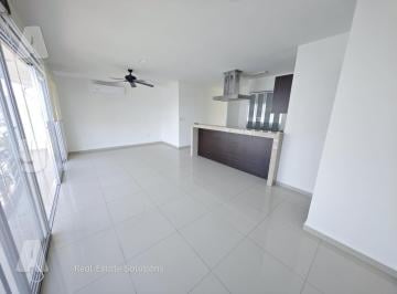 Departamento · 140m² · 2 Recámaras · 2 Estacionamientos · Departamento Penthouse en Renta, 3 Recámaras, Amueblado, Roof Garden, Cumbres, Cancún