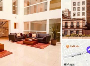 Departamento de 2 habitaciones, Cuauhtémoc · Departamento Amueblado de 65 m² en Renta Roma Norte Av Chapultepec con Gym y Terraza