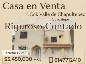 Casa de 6 habitaciones, Guadalupe · Casa en Zona Chapultepec, Gpe