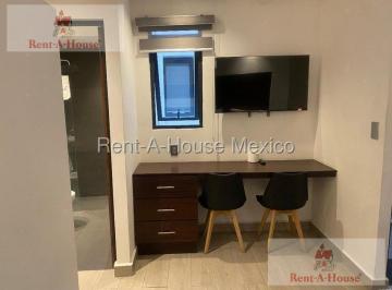 Departamento · 25m² · 1 Recámara · Departamento Tipo Suite Amueblado en Renta en Escandon 26 - 1611.