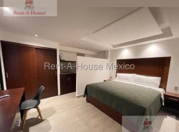 Departamento · 25m² · 1 Recámara · Departamento Tipo Suite Amueblado en Renta en Escandon 26 - 1611.