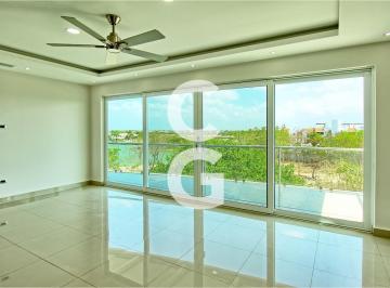 Departamento · 225m² · 3 Recámaras · 2 Estacionamientos · Departamento en Venta y Renta en Cancún en Marina Turquesa Lagos del Sol con 3 Recámaras